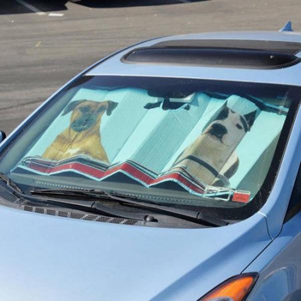 カーシェイド 2Dogs（2ドッグス）車用 フロントガラス サンシェード（サンシェイド）犬 |  | 02