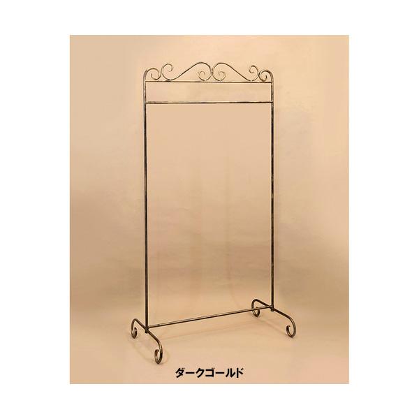 ハンガーラック シャンドルアイアン ゴールド クリーム □ インテリア