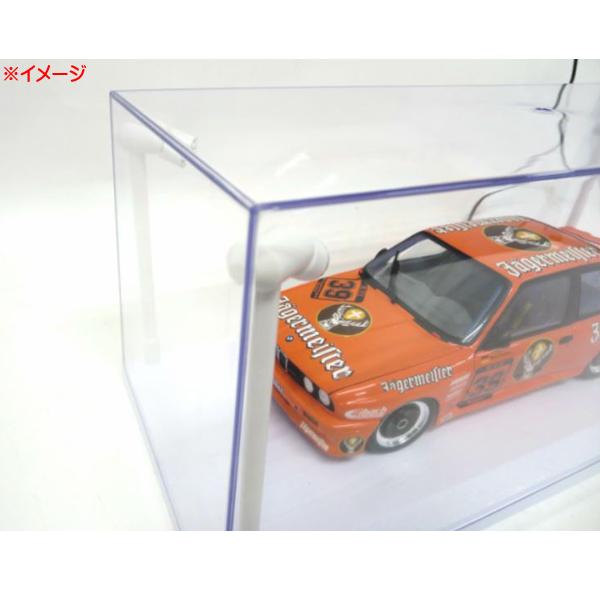 LEDライト付き ミニカー ショーケース 1:18 スケール用 USB電源式/電池