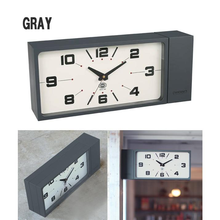 DULTON（ダルトン） DOUBLE FACE CLOCK RECTANGLE 両面時計 アナログ