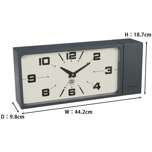DULTON ダルトン 時計 DULTON（ダルトン） DOUBLE FACE CLOCK RECTANGLE 両面時計 アナログ