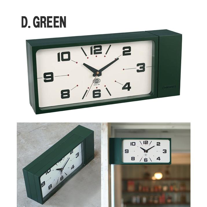 DULTON（ダルトン） DOUBLE FACE CLOCK RECTANGLE 両面時計 アナログ