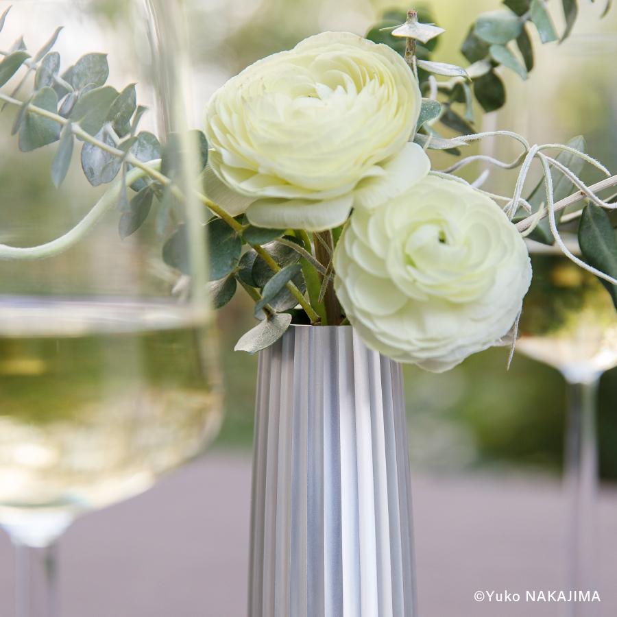 OOPARTS-002 (オーパーツ002) 花器 □ フラワーベース アルミ製花器