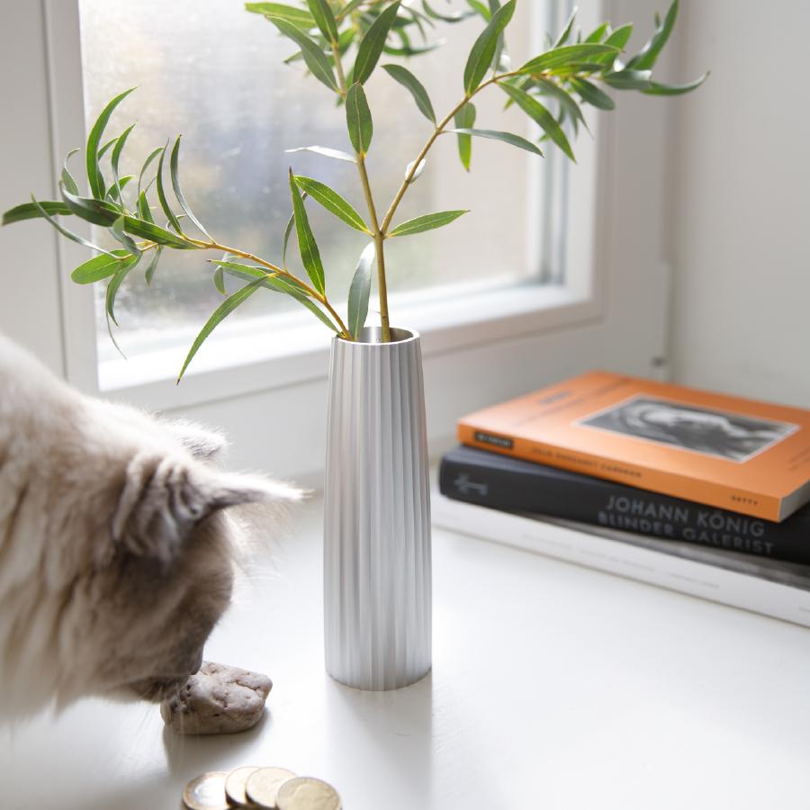 OOPARTS-002 (オーパーツ002) 花器 □ フラワーベース アルミ製花器