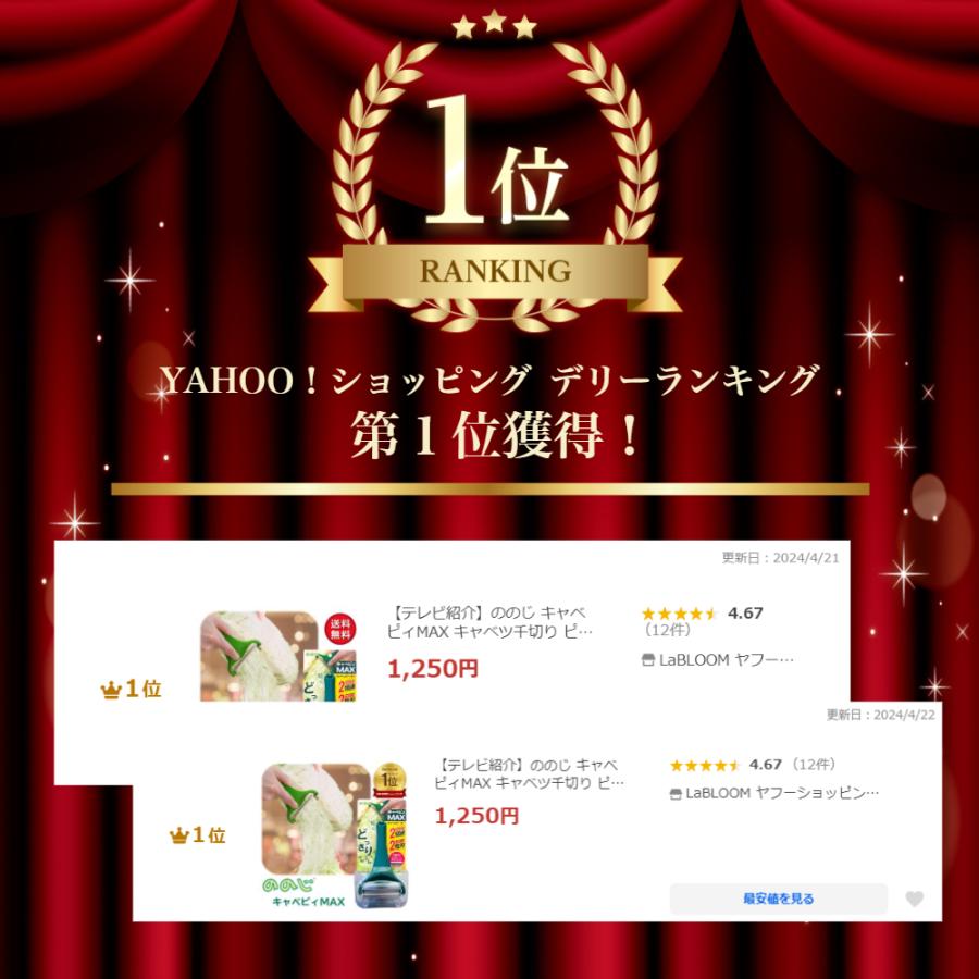 テレビ紹介】ののじ キャベピィMAX キャベツ千切り ピーラー ダーク