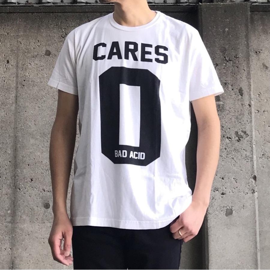 UNIF ユニフ BAD ACID Tシャツ 0 CARES Tee - WHITE (70%OFF)｜labo04onlineshop