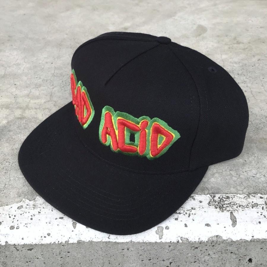UNIF（ユニフ） BAD ACID キャップ 帽子 BAD ACID SNAPBACK - BLACK
