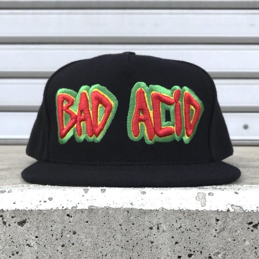 UNIF ユニフ BAD ACID キャップ 帽子 BAD ACID SNAPBACK - BLACK (80%OFF)｜labo04onlineshop｜03