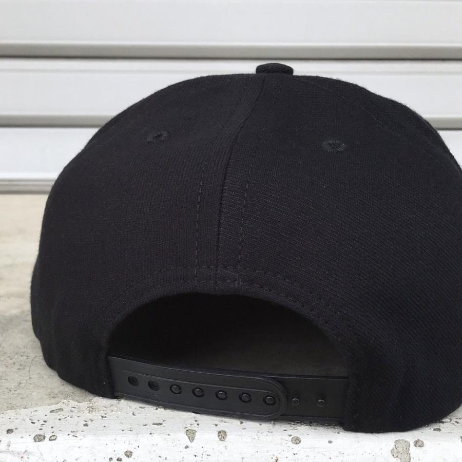 UNIF ユニフ BAD ACID キャップ 帽子 SNAPBACK - BLACK : LABO