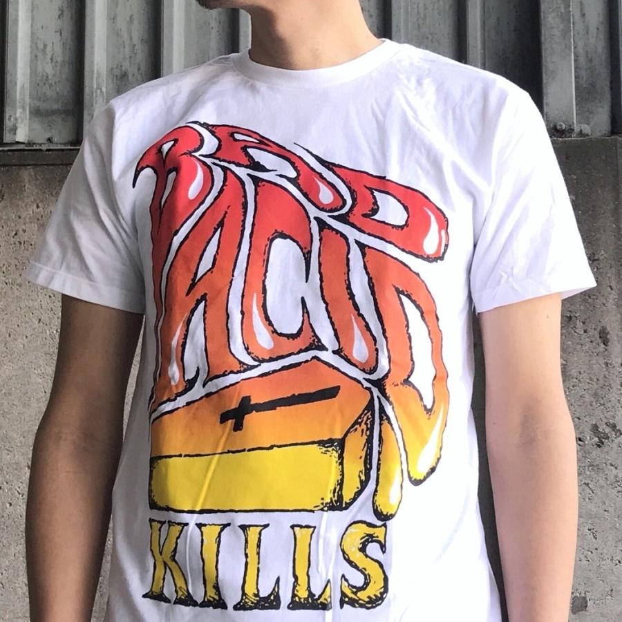 UNIF ユニフ BAD ACID TシャツKILLS Tee - WHITE : LABO-04 - 通販  