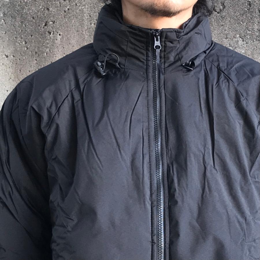 US MILITARY BAF社製 レプリカモデル ECWCS LEVEL7 プリマロフト ジャケット - BLACK 肩幅 CM