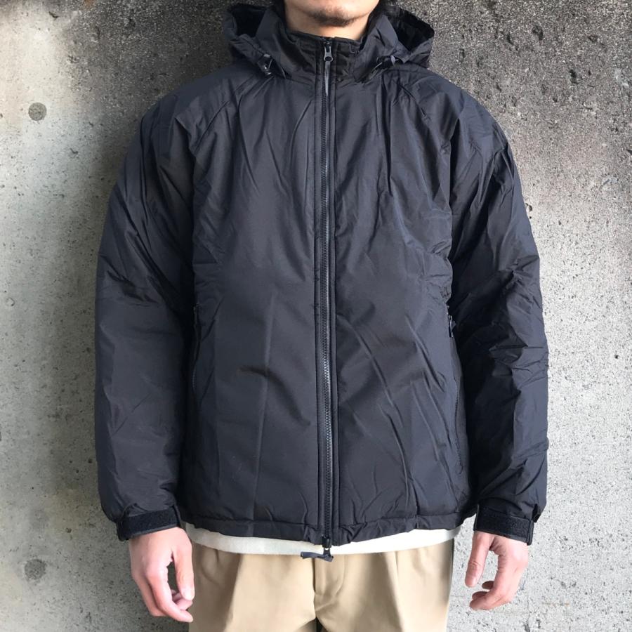 US MILITARY BAF社製 レプリカモデル ECWCS LEVEL7 プリマロフト ジャケット - BLACK 肩幅 CM