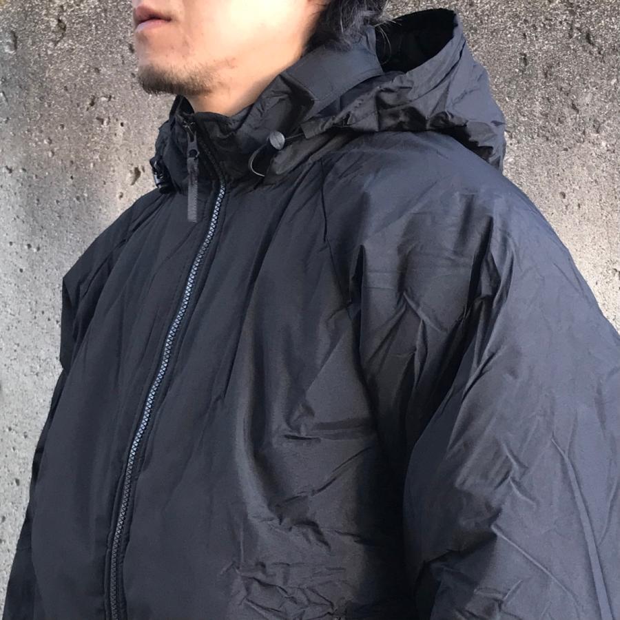 US MILITARY BAF社製 レプリカモデル ECWCS LEVEL7 プリマロフト ジャケット - BLACK 肩幅 CM