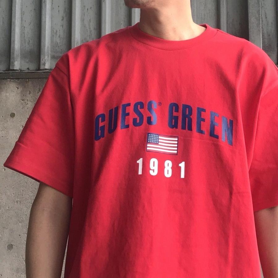 guess red tee