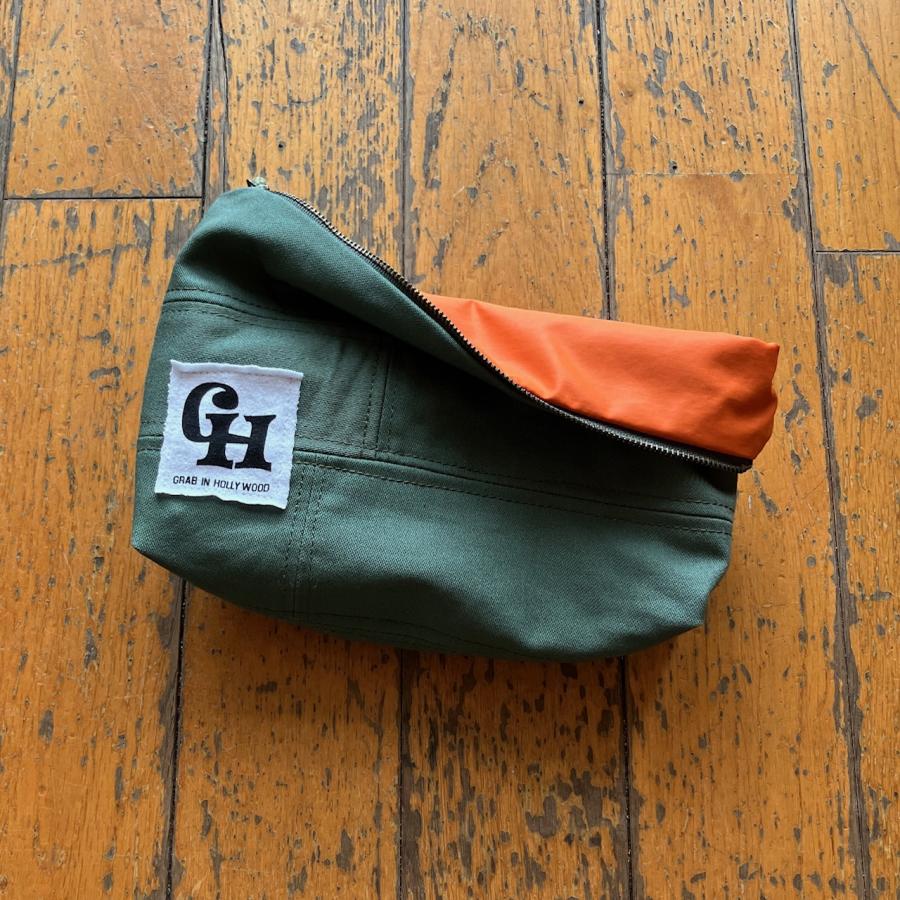 グラブインハリウッド USランドリーバッグ リメイクトラベルポーチ/日本製 Grab In Hollywood US Laundry Bag Remake Travel Pouch (グラブ