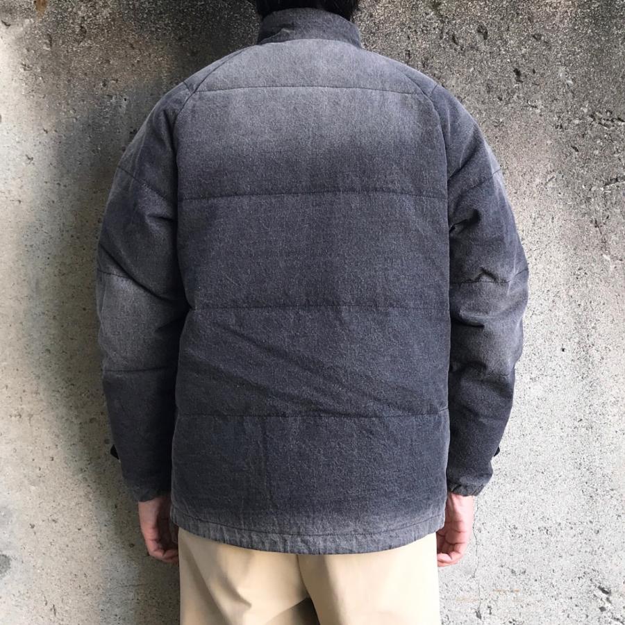 HOUSTON ヒューストン ダウンジャケット DENIM DOWN JACKET - BLACK