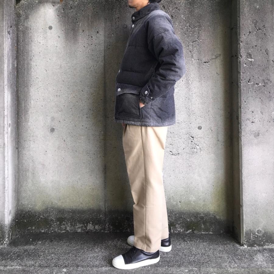 HOUSTON（ヒューストン） ダウンジャケット DENIM DOWN JACKET - BLACK