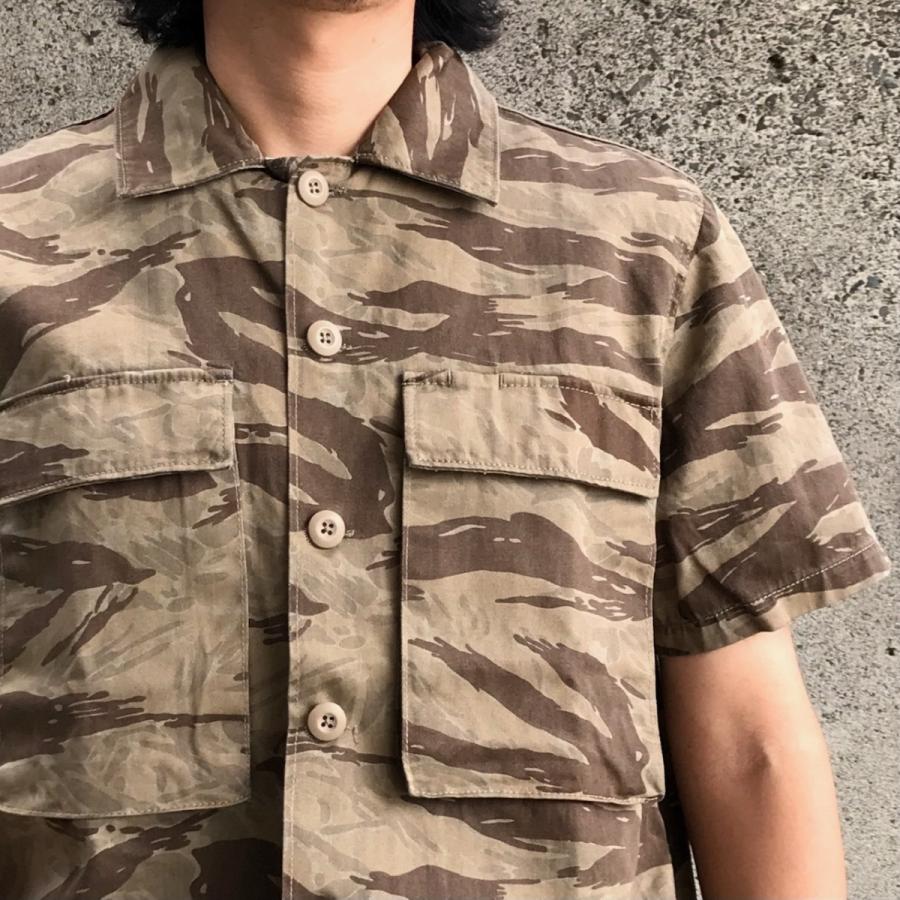 HOUSTON（ヒューストン） ミリタリー シャツ DF MILITARY S/S SHIRT