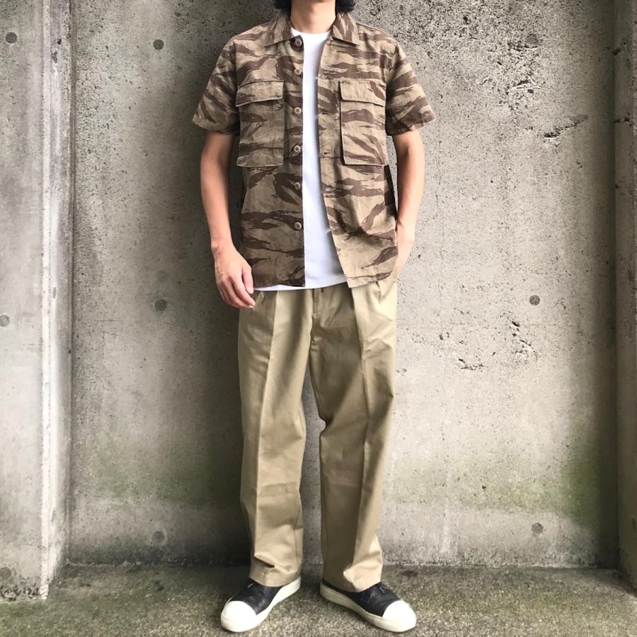 HOUSTON（ヒューストン） ミリタリー シャツ DF MILITARY S/S SHIRT 