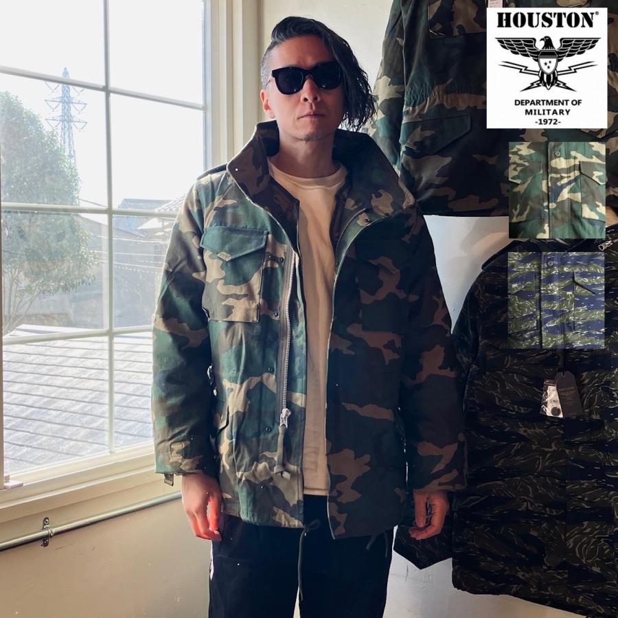 HOUSTON ヒューストン ミリタリー ジャケット M-65 FIELD JACKET HOUSTON ヒューストン ミリタリー ジャケット M-65 FIELD JACKET
