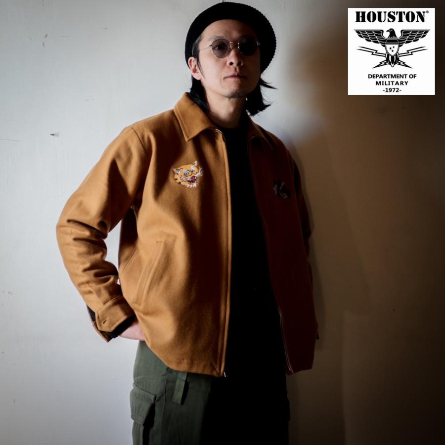 HOUSTON（ヒューストン） スーベニアジャケット MELTON VIETNAM JACKET MAP 51520 スカジャン ...