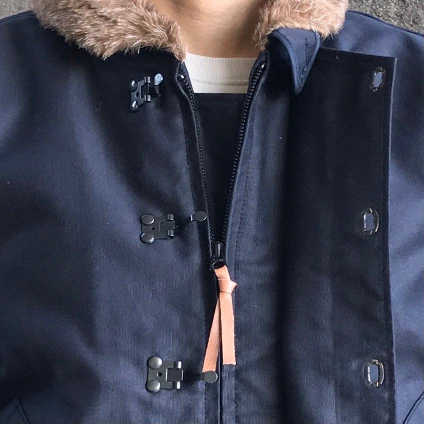 HOUSTON（ヒューストン） デッキジャケット N-10 JACKET - NAVY（23