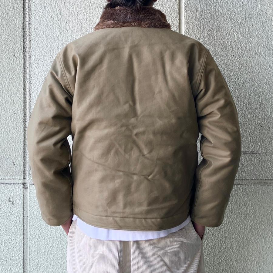 ヒューストン HOUSTON デッキジャケット N-1 DECK JACKET ５N-1 - TAN レギュラーフィット (15%OFF)｜labo04onlineshop｜03