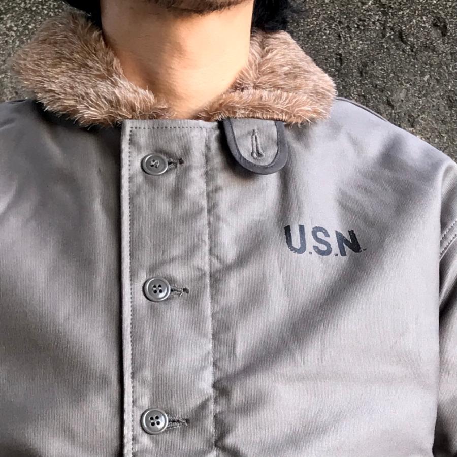 HOUSTON（ヒューストン） デッキジャケット N-1 DECK JACKET - GREY