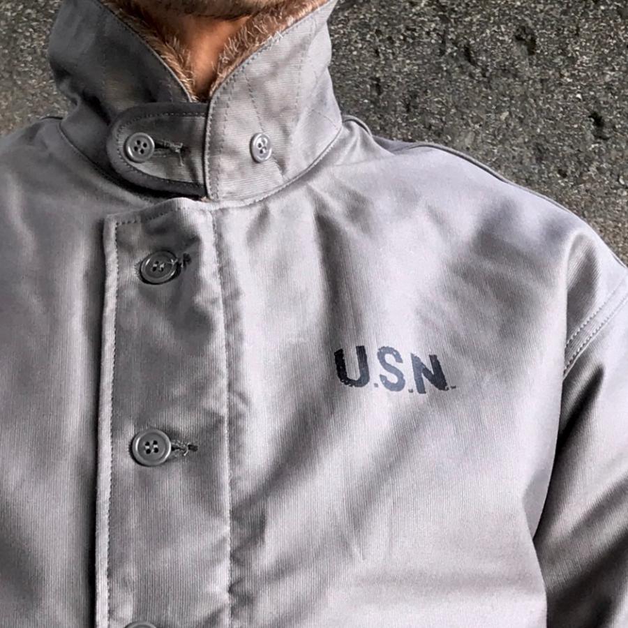 HOUSTON（ヒューストン） デッキジャケット N-1 DECK JACKET - GREY