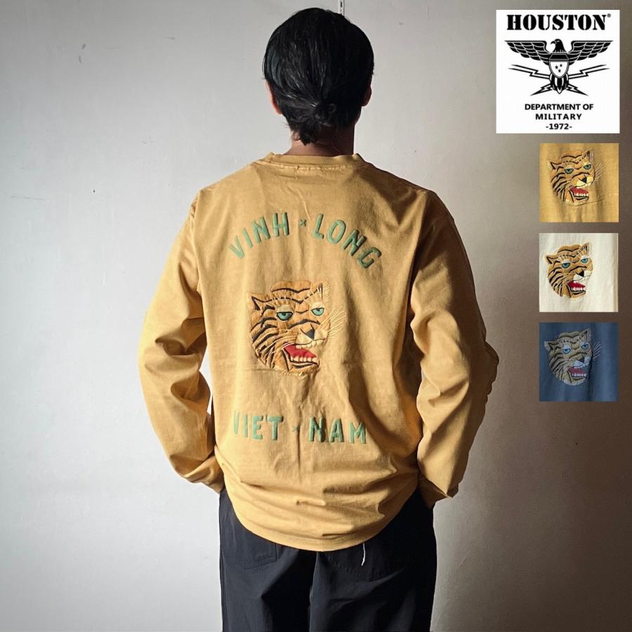 HOUSTON（ヒューストン） ピグメント 長袖Tシャツ PIGMENT US COTTON L 