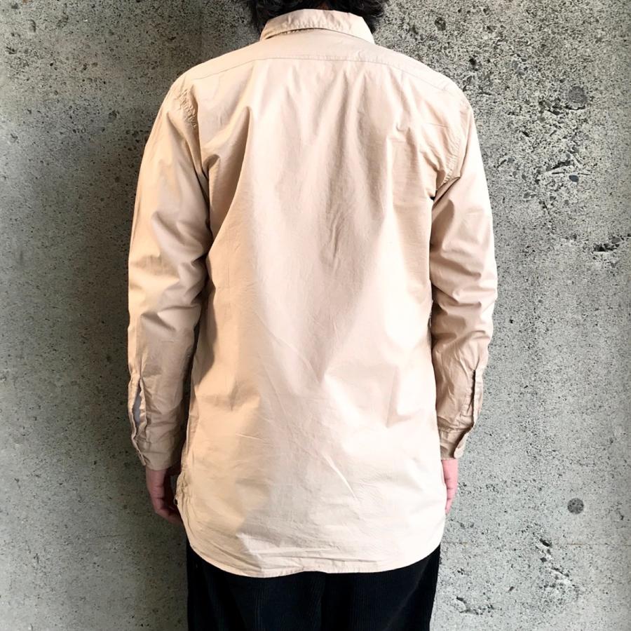 HOUSTON（ヒューストン） ミリタリー ポプリン シャツ US NAVY 40369