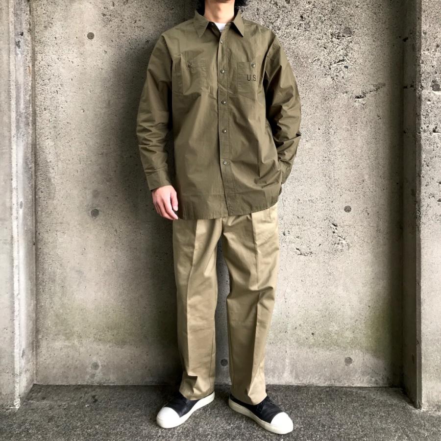 U.S.N. ヴィンテージ ポプリンシャツ 古着 ミリタリー USN ARMY usn-n-3-shirt001.jpeg