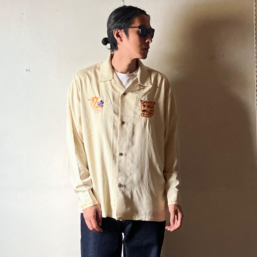 HOUSTON（ヒューストン） スーベニア長袖シャツ SOUVENIR L/S SHIRT