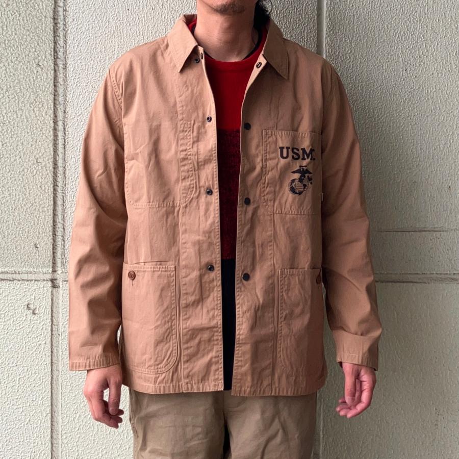 HOUSTON（ヒューストン） ミリタリージャケット USMC SHIRTS JACKET