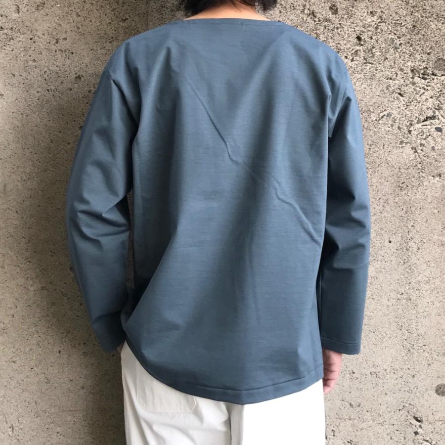 ラモンド LAMOND カットソー BASQUE L/S Tee - BLUE GREY / LM-C
