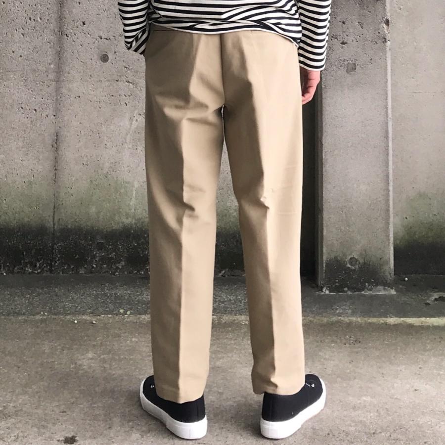 ラモンド LAMOND パンツ DOUBLE WEAVE WIDE TAPERED TROUSERS - BEIGE