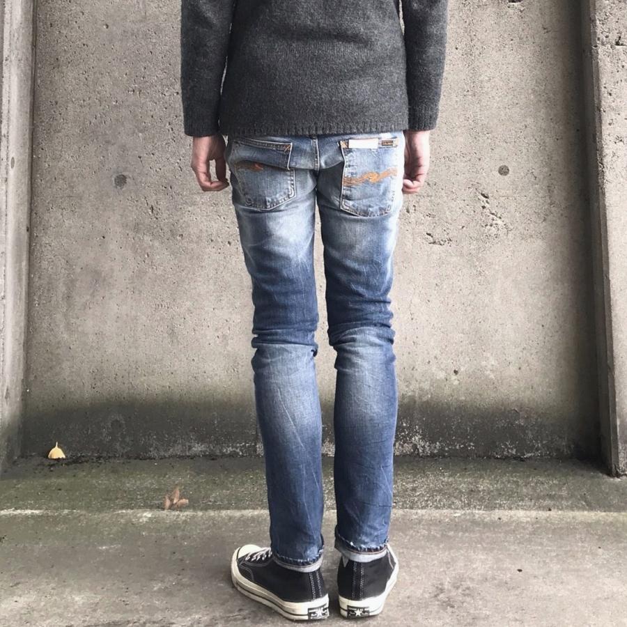 ヌーディージーンズ nudie jeans デニム ダメージ THIN FINN - DAVID