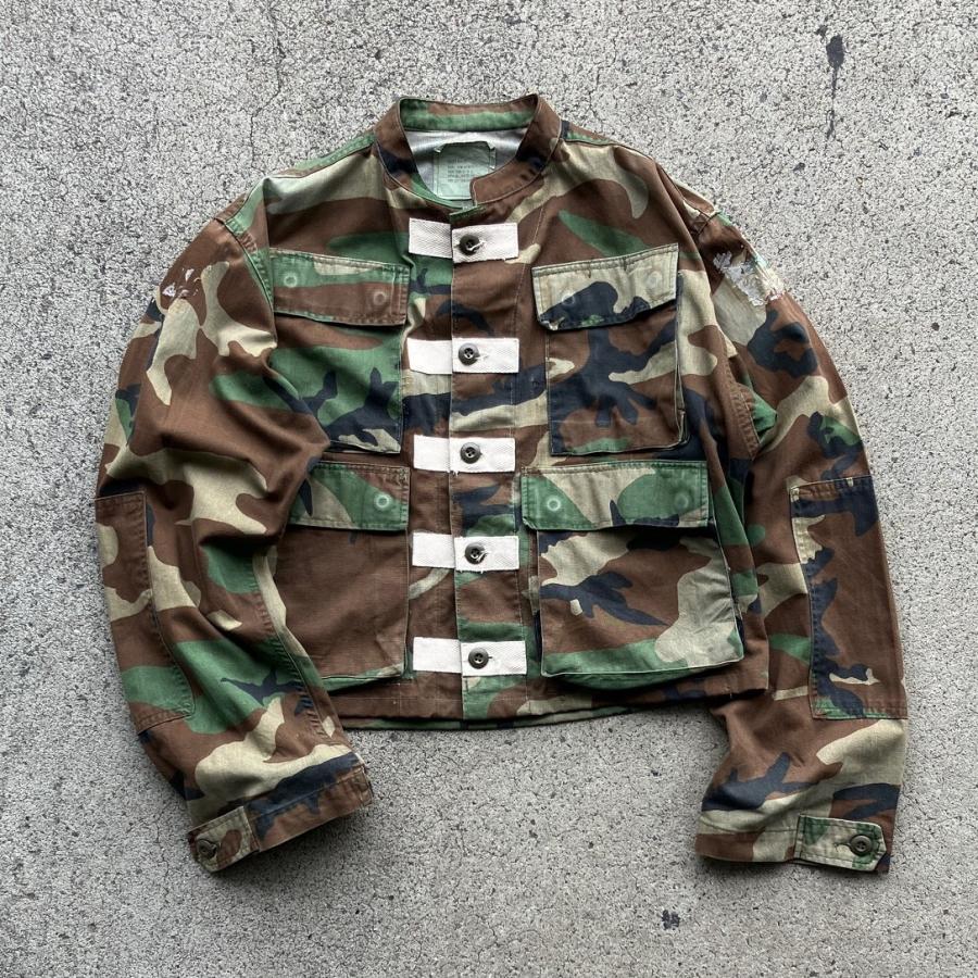 リメイク US ARMY BDU JACKET ミリタリーシャツ ウッドランド CAMO｜labo04onlineshop｜06