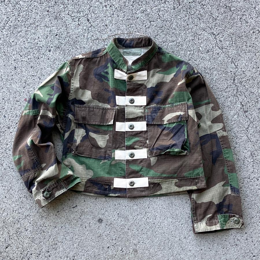 MILITARY リメイク US ARMY BDU JACKET ミリタリーシャツ ウッド