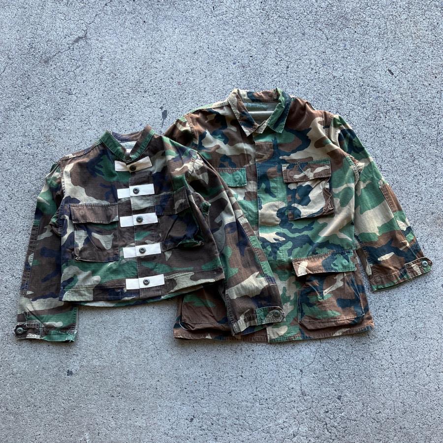 MILITARY リメイク US ARMY BDU JACKET ミリタリーシャツ ウッド