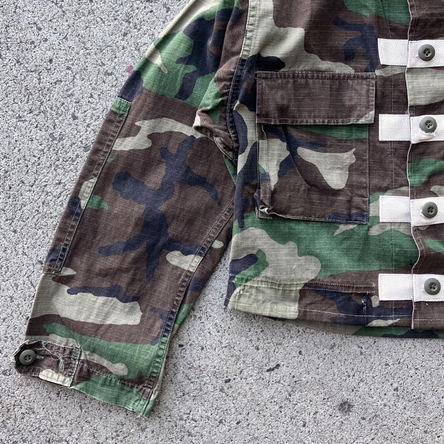 リメイク US ARMY BDU JACKET ミリタリーシャツ ウッドランド CAMO 2 