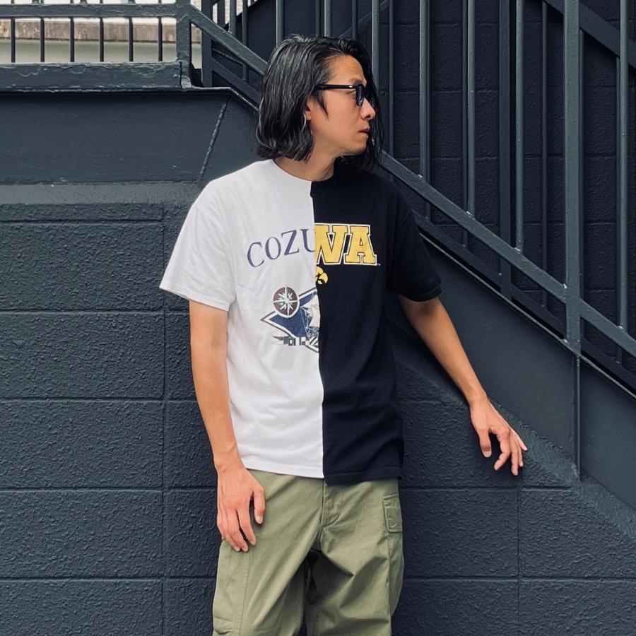 MILITARY（ミリタリー） リメイク USED ドッキング Tシャツ / WHITE
