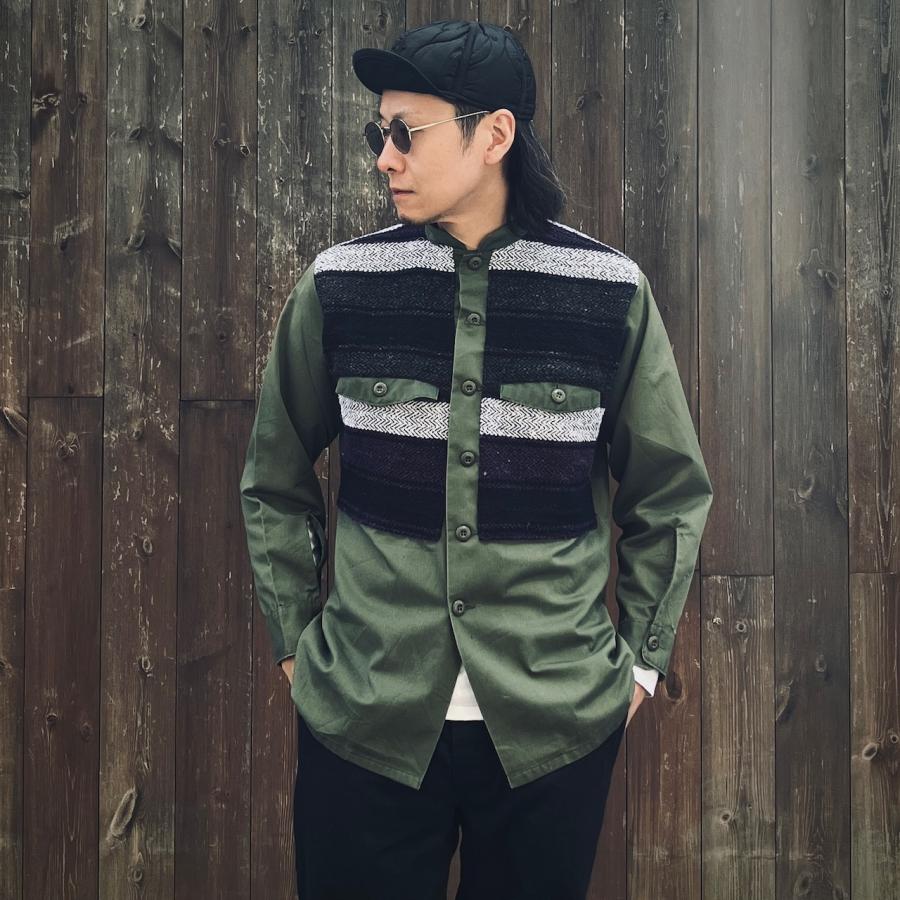 MILITARY（ミリタリー） リメイク ミリタリーシャツ アメリカ軍