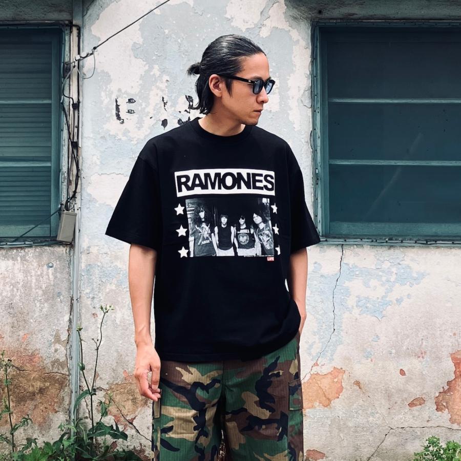 SCREEN STARS（スクリーンスターズ） × LIFE プリントTシャツ RAMONES