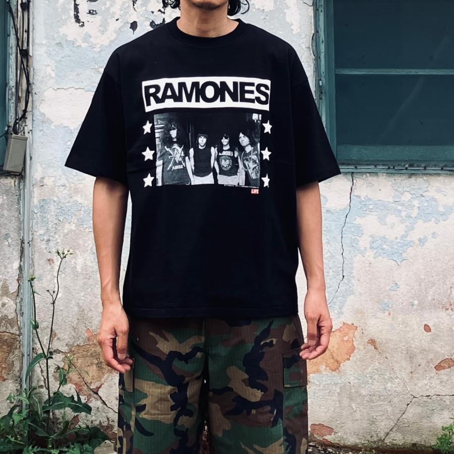 SCREEN STARS（スクリーンスターズ） × LIFE プリントTシャツ RAMONES
