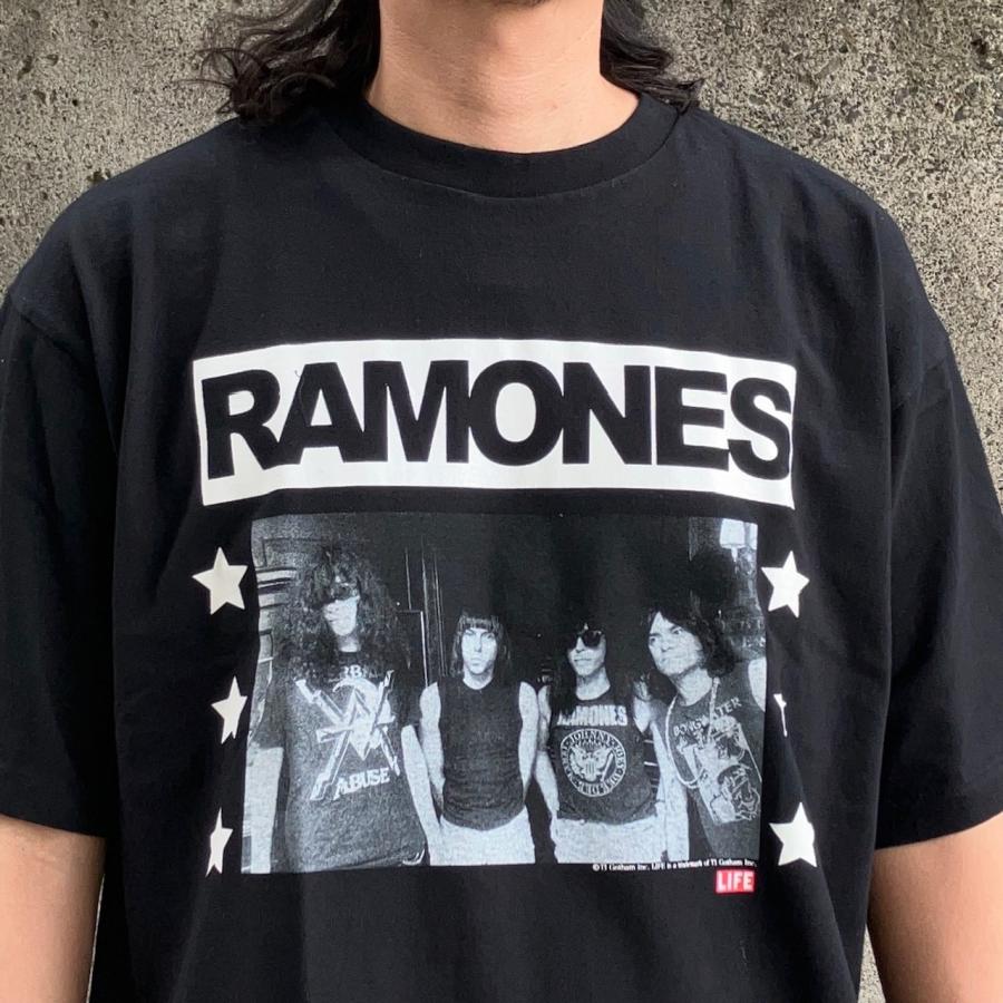 SCREEN STARS（スクリーンスターズ） × LIFE プリントTシャツ RAMONES