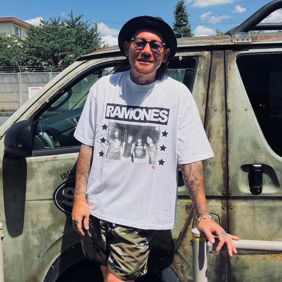 SCREEN STARS（スクリーンスターズ） × LIFE プリントTシャツ RAMONES