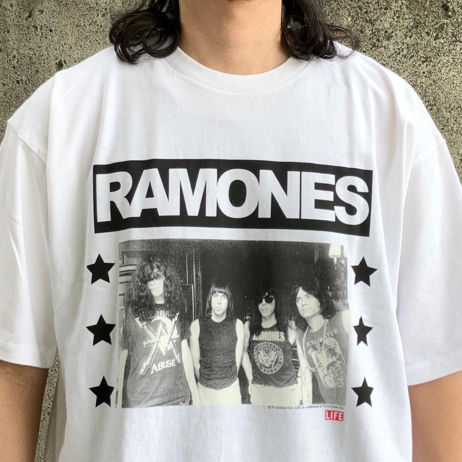 SCREEN STARS（スクリーンスターズ） × LIFE プリントTシャツ RAMONES