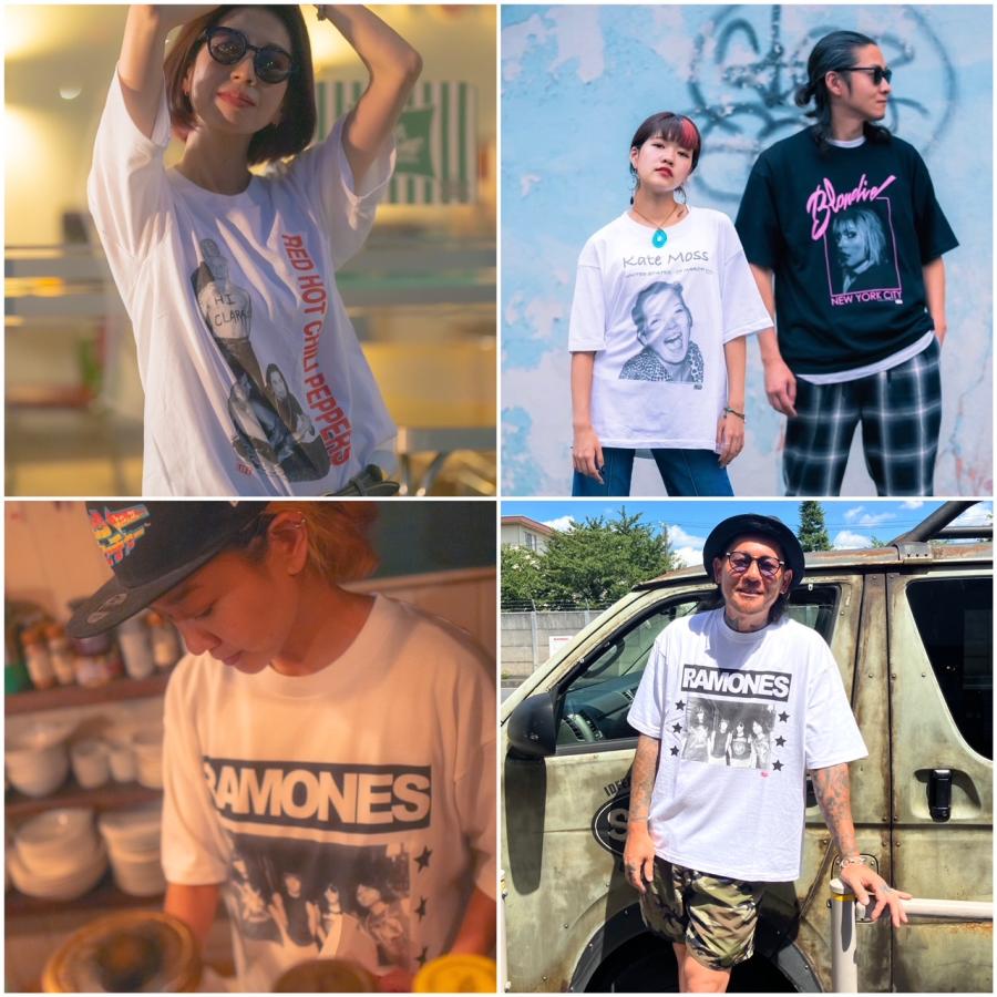 SCREEN STARS（スクリーンスターズ） × LIFE プリントTシャツ RAMONES