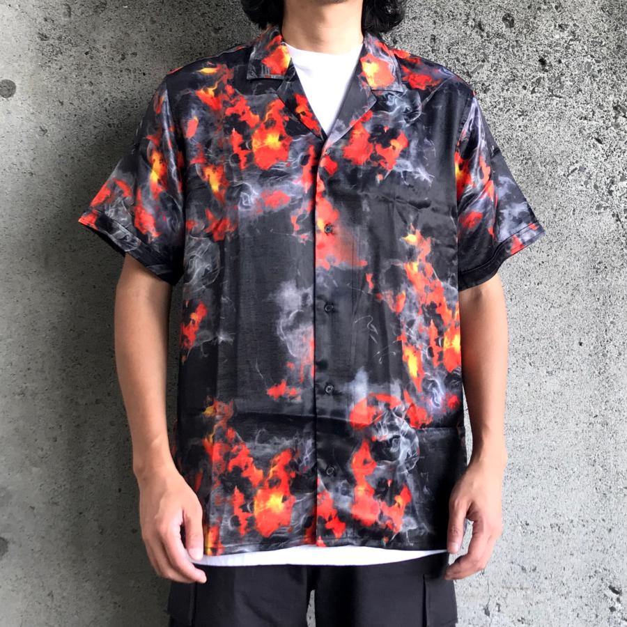 【ほぼ未使用美品】STAMPD Pyre Shirt　スタンプドメンズシャツ STAMPDスタンプドPyre Shirt- 夜型大型セレクトショップ